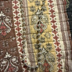 Elegant Silver Beaded Necklace